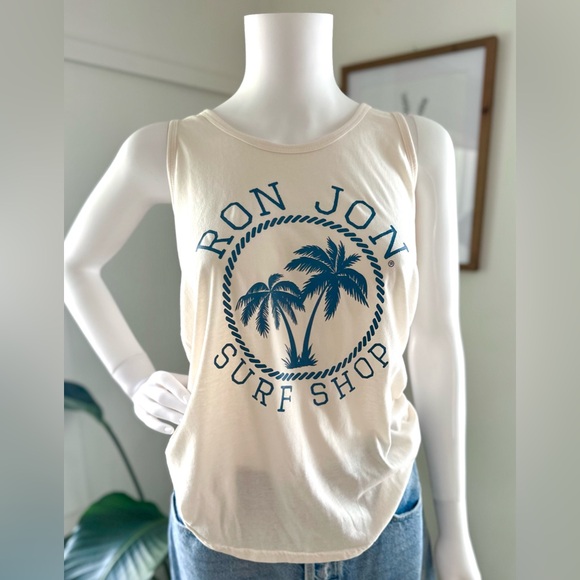 NWT Ron Jon Surf Shop Palm Tree Tank Size S - Picture 2 of 5